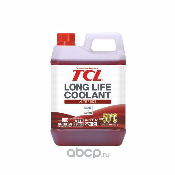 АНТИФРИЗ TCL LLC -50C красный, 2 л